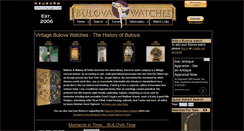 Desktop Screenshot of mybulova.com